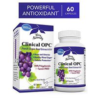 Terry Naturally Clinical OPC 300 mg - 60 Vegan Capsules - French Grape Seed Extract Supplement, Supports Heart & Immune Health, Antioxidant - Non-GMO, Gluten-Free, Kosher - 60 Servings