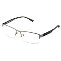 Cyxus Blue Light Blocking Computer Glasses [Better Sleep] Anti Digital Eye Strain Headache Video Eyewear (Rectangular Gunmetal Frame)