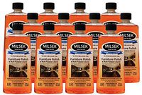 Milsek Furniture Polish and Cleaner with Orange Oil, 12-Ounce, Pack of 12, OR-12-12PK