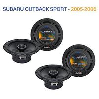 Compatible with Subaru Outback Sport 2005-2006 OEM Speaker Upgrade Harmony (2) R65 Package New