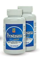 Prosta Sana, Capsulas naturales para el alivio de la Prostata inflamada. Prostate Support with Saw Palmetto. Set de 2 Frascos con 120 Capsulas CADA uno.