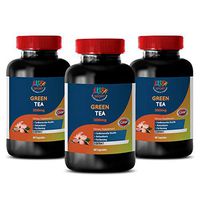 Fat Burner and Energy for Weight Loss - Green Tea Extract 300 Mg - Dietary Supplement - Green Tea Vitamins for Weight Loss - 3 Bottles 180 Capsules