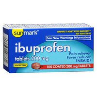Sunmark Sunmark Ibuprofen, 100 Tabs 200 Mg