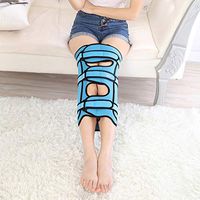 JMung'S O/X Type Leg Corrector Adjustable O/X Form Knock Knee Bowlegs Leg Correction Brace Bands for Adults,Blue,S