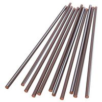 EverNice 100 x Black Plastic Mini Cocktail Straws Celebration Drinks Party Supplies Tool