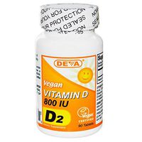 Deva Vegan Vitamins Vitamin D 800Iu Vegan 90 Tab