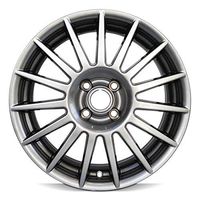 Road Ready Car Wheel For 2002-2011 Ford Focus 17 Inch 4 Lug Silver Aluminum Rim Fits R17 Tire - Exact OEM Replacement - Full-Size Spare