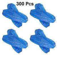 Healifty Disposable Arm Sleeves Covers Plastic Oversleeves Guard Protector for Painting Repair Cleaning Showers Tattoo 300pcs