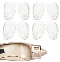 4 Pairs - Ball of Foot, Forefoot Pads, Women High Heels Transparent Gel Cushion Inserts Pads (Forefoot Pads / 4 Pairs)