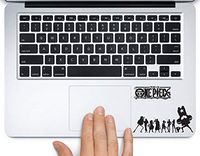 One Piece Set Printed Trackpad Clear Vinyl Decal Sticker Compatible with Apple MacBook Pro Air 11" 12" 13" 15" All Years Laptop Keyboard (12" MacBook)