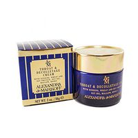 Alexandra De Markoff Throat & Decolletage Cream with Ginseng Wheat & Soy Protein/Nut Oil Mallow/Honey, 2 Ounce