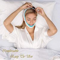 Chin Strap Snoring Snore Solution Devices Device Solutions Anti Stop Sleep Aid for Men Women Comfortable Natural Breathable Reduce Reducing Most Effective Kids Kid Nose