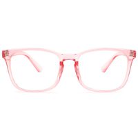 Livho Blue Light Blocking Glasses, Computer Reading/Gaming/TV/Phones Glasses for Women Men,Anti Eyestrain & UV Glare(Clear Pink)