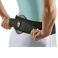 Pro-Tec Athletics SI Back Belt with Compression Pad (Medium/Black)