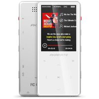 MP3 Player, 16GB Player with Bluetooth 4.2, Music Player with FM Radio, One Click Recording, 2.4" Screen, Built-in Speaker, HiFi Lossless Sound, Support up to 128GB(Earphone, Sport Armband)