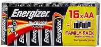 Energizer Battery AA/LR6 Alkaline Power 16-pak, 235460 (16-pak)