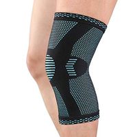 Cosy Pyro Knee Brace,Knee Compression Sleeve,Knee Support for Running,Basketball,Squats,Workout,Weightlifting,Fitness,Sports Knee Braces for Women Men Blue Single L