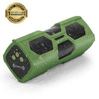 Waterproof Bluetooth Speaker,Sport Portable Wireless Stereo Speaker 12-Hour Playtime,Built-in Mic/NFC,Enhanced Bass,Perfect Portable Wireless Speaker Mobile Car TV More (Green)