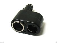 FYL New Two-Way Dual Socket 12 24V Power DC Car Cigarette Lighter Charger Splitter