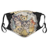 Cats Against Cat Calls Boys Girls Adults Adjustable Earloop Face Ma-sk, Anti-dust Mouth Ma-sk, Anti Pollution Ma-sk,Washable Protection Ma-sk,Pollen Ma-SKS,Anti-smog Ma-sk
