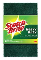 Scotch-Brite Heavy Duty Scour Pad, 3 Pads