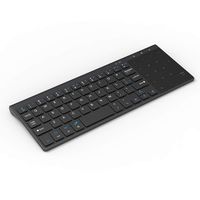 FAgdsyigao 2.4GHz Wireless Keyboard with Touchpad for Android Box Smart TV Notebook Laptops Black
