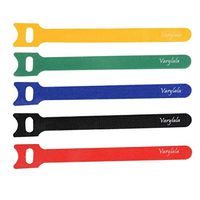 20 Pcs Reusable Hook and Loop Fastening Straps Cable Ties