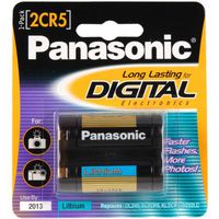 Panasonic - 2CR5 Photo Lithium Battery Retail Pack - Single