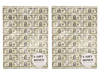 Gift Shirt Boxes (8 Pack, 10.5 x 7.8 x 1.25 in) $50 Bill Design, Money Print