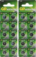 20PCS LR44 A76 Small Alkaline Battery Power Supply Button Battery Cell 1.5V