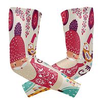 LEVEIS Merry Christmas Arm Sleeves UV Protection for Men Women Sunblock Protective Gloves Running Golf Cycling Driving Long Arm Cover 1 Pair