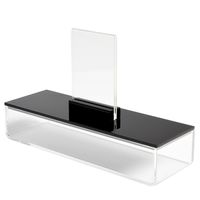 Polaroid PL2X3MSRC-66 Clear Acrylic Marker/Pen/Photo Storage Box with Built-in Frame, Colorful