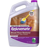 Rejuvenate Professional Wood Floor Restorer and Polish with Durable Finish Non-Toxic Easy Mop On Application High Gloss Finish 128oz