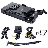 ANDYCINE Battery Plate Power supply Adapter V Lock Mount With Multi interfaces Power Output for BMPCC Professional Camera