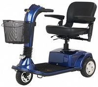 Golden Technologies 3 Wheel Companion Scooter GC340 - Companion - 3 wheel - Batteries Included -GC340 Blue