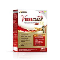 LABO Nutrition VesseCLEAR EX: Nattokinase NSK-SD+Elastin F for Clean & Flexible Blood Vessel. Japan's Most Clinically Studied, Functional Dose, For Cardiovascular, Blood Pressure & Circulation Support