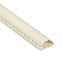 D-Line Cable Raceway On-Wall Cord Cover Beige | 39 Inch Medium Size Channel to Hide and Conceal Cords, Cables, or Wires | Cable Management | 1.18" (W) x 0.59" (H)