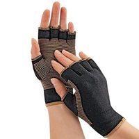 Copper Threaded Pain Releiving Arthritis Compression Gloves For Carpal Tunnel, Pain Releif, Computer Typing, And Everyday Support For Hands