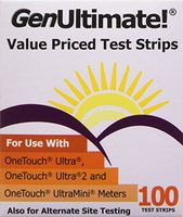 GenUltimate Test Strips, 100 Count