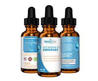 Extra-Strength, Fast-Acting Liquid B12 Drops – Naturally Boost Energy and Brain Function (Pack of 3)