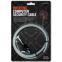 Xitel Technologies Mysafe Rotating Computer Security-Steel (CL-COMSTL-ENG)