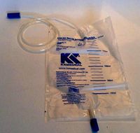 Disposable Urinal Drainage Bag 2000 ml Sterile Latex Free Unisex - 200 Units