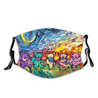 Dead Skull Soft Mouth Cover Earloop Anti-Dust Half Face Mouth-Muffle for Dust Surgical Outdoor Women Men Grateful