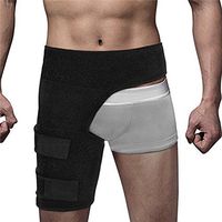 Thigh Brace by Vigor Laser - Compression Wrap for Groin Hip Thigh Quad - Support for Pulled Hamstring Muscle, Sprains, Strains, Quad Hamstring Brace for Men & Women