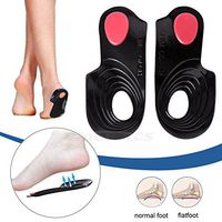 O/X Type Leg Orthopedic Insole, Correction Orthotic Support Heel Inserts, Feet Corrective Pads(M)