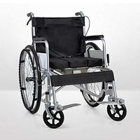 Wheelchair Medical Equipment Comfortable Light Transport Folding Portable Travel Chair Elderly Disabled Self-Service Belt Box Walker Assist Devices (Style : C)