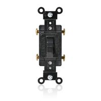 Leviton WS402 40 Amp, 600 Volt, Toggle Double-Pole Ac Welder, Industrial Grade, Non-Grounding, Black