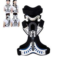 Orthosis Cervical Thoracic Halo Brace, Head Neck Chest Orthosis Adjustable Cervical Thoracic Orthosis U Lumbar Support (Angle Adjustable Breathable)