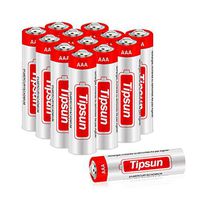 Tipsun AAA 1.5V Alkaline Batteries-Pack of 12, High Energy LR03 Dry Batteries for Flashlight, Toys, Remote Control and Other Household Appliance