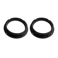uxcell 2pcs Black 6.5" Car Audio Speaker Mounting Spacer Adaptor Rings for Kia Sportage